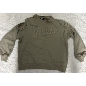 Texas Rangers Sweater Mens XXL Beige Fast Shipping